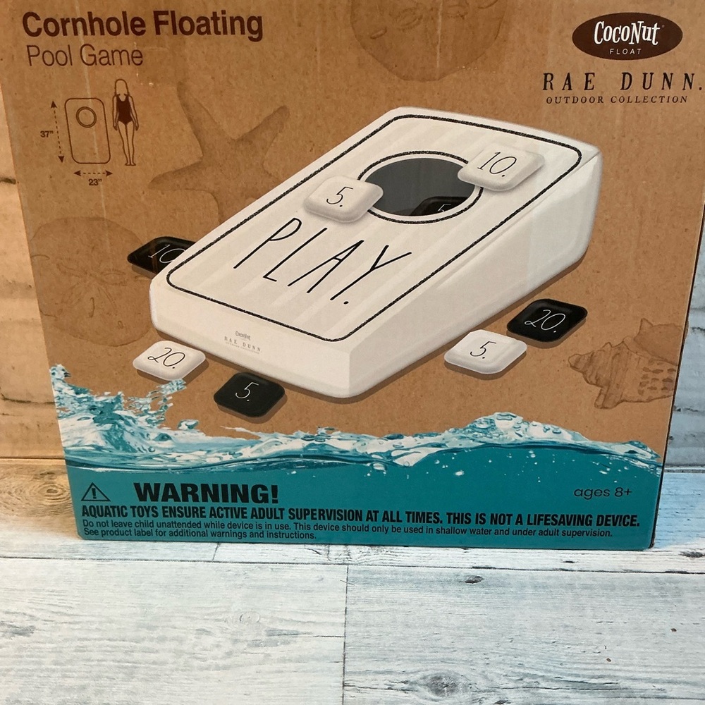 Rae Dunn Floating Cornhole Pool Game - Picture 2 of 3